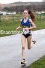Lydia Turner (Birtley) leads the womens Royal Signals Relays, Hetton. Photo: David T. Hewitson/Sports for All Pics